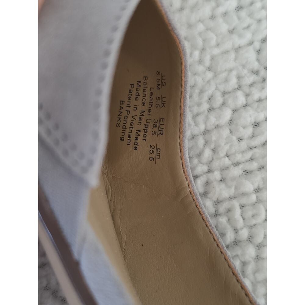 NATURALIZER Light Gray Suede Leather Pumps Women's Slingback Shoe Size 8.5M - Picture 9 of 9